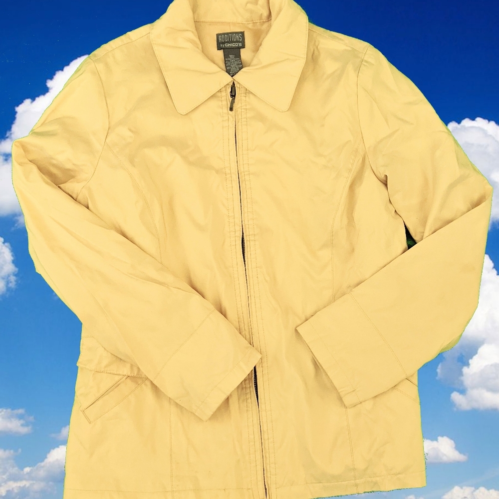 Chico's yellow jacket in size small